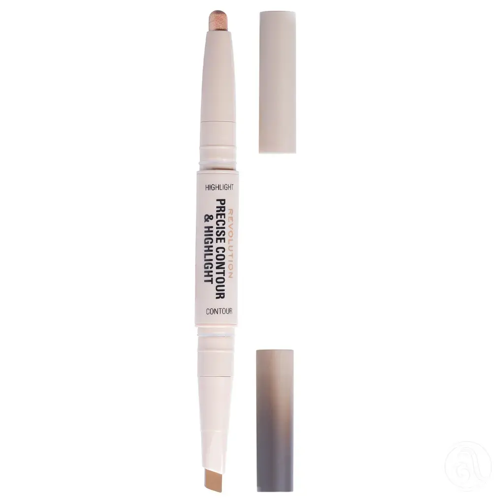 Revolution 2u1 stik za konturisanje i hajlajt lica Precise Contour, Medium