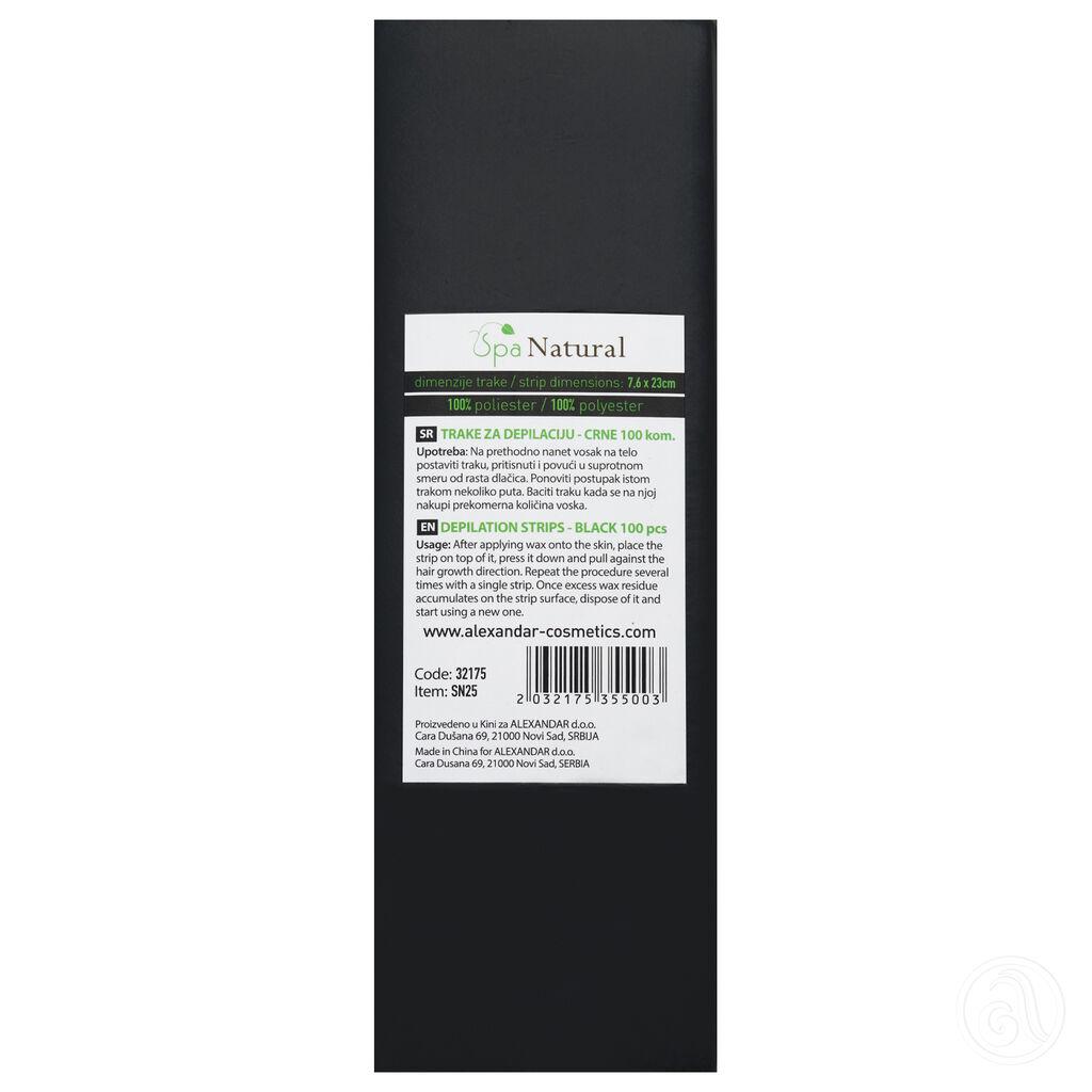 Spa Natural Set od 100 Traka za depilaciju SN25 ,Roze