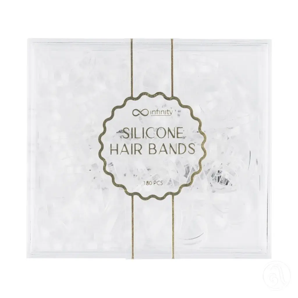 Infinity Silikonske gumice za kosu, Providne