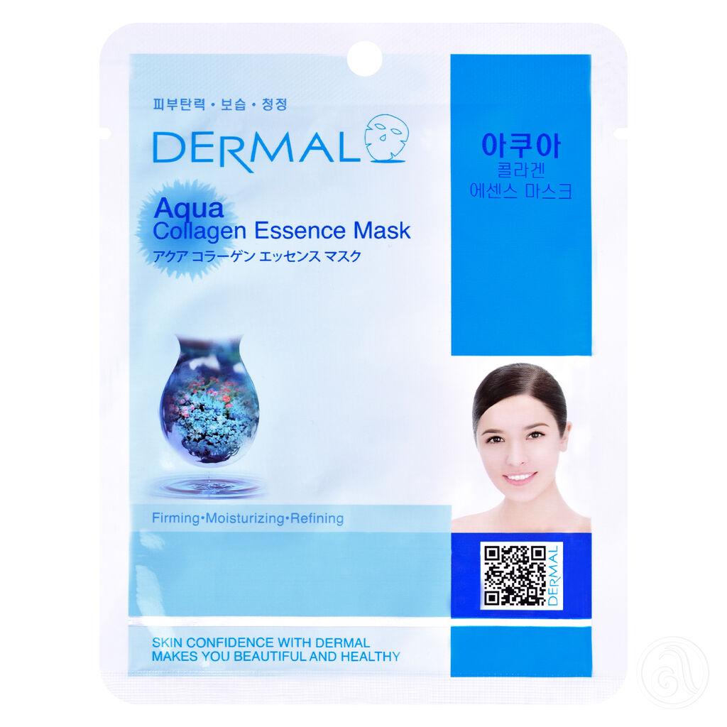 Dermal Sheet maska za lice Collagen Essence, Morska voda, 23g