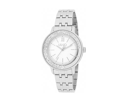 LIU JO Ženski ručni sat TLJ1916, Kvarcni mehanizam, Bijelo kućište, Srebrne boje