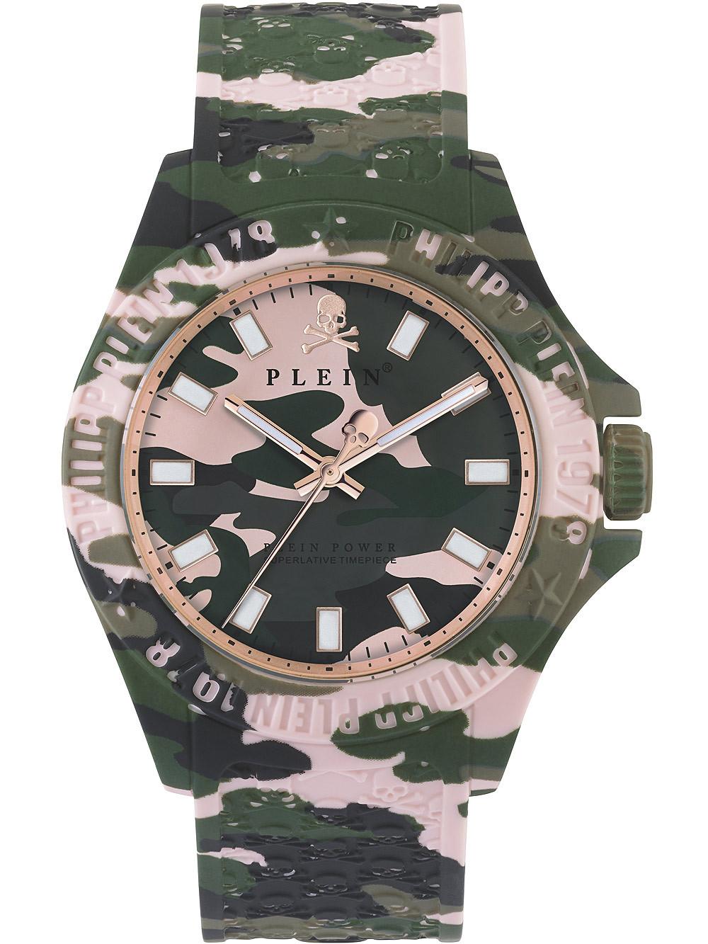 PHILIPP PLEIN Ženski ručni sat PWKAA0621, Kvarcni mehanizam, Zeleno kućište, Zeleni