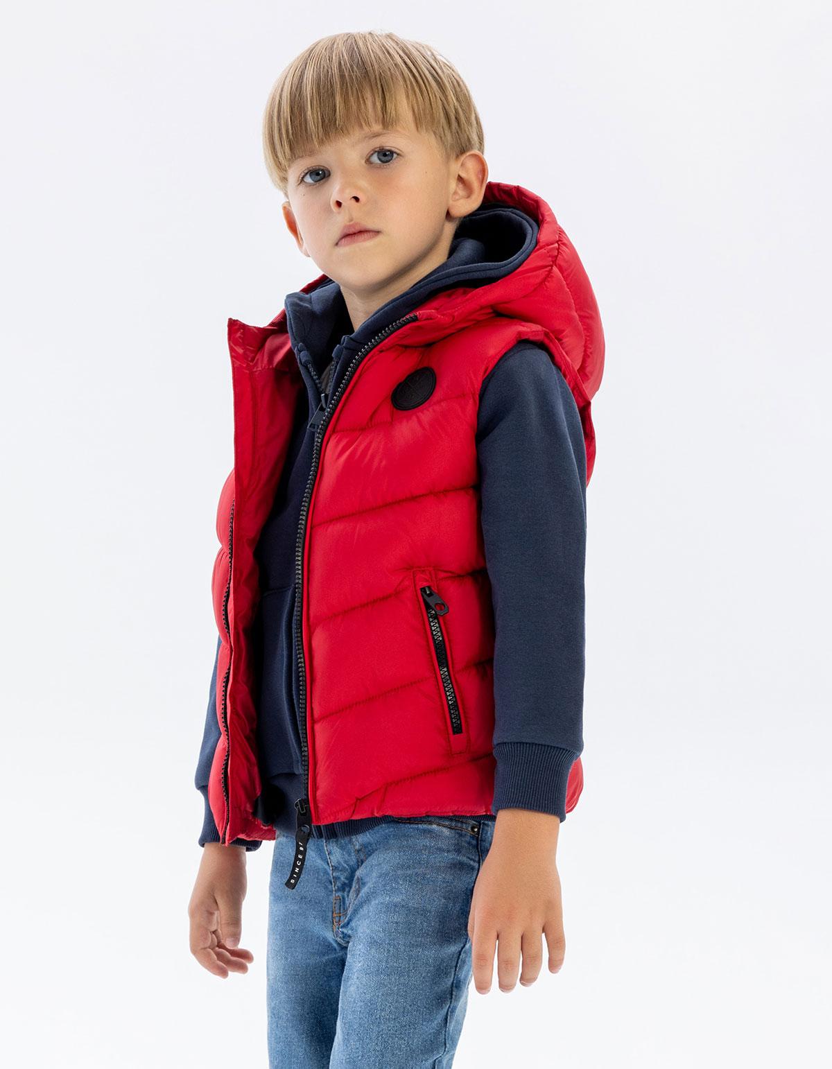 MINOTI Prsluk za dječake, Crveni