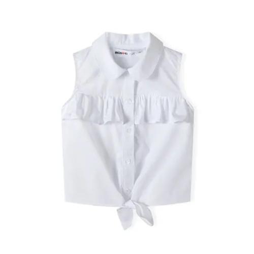 MINOTI Košulja za djevojčice, Bijela