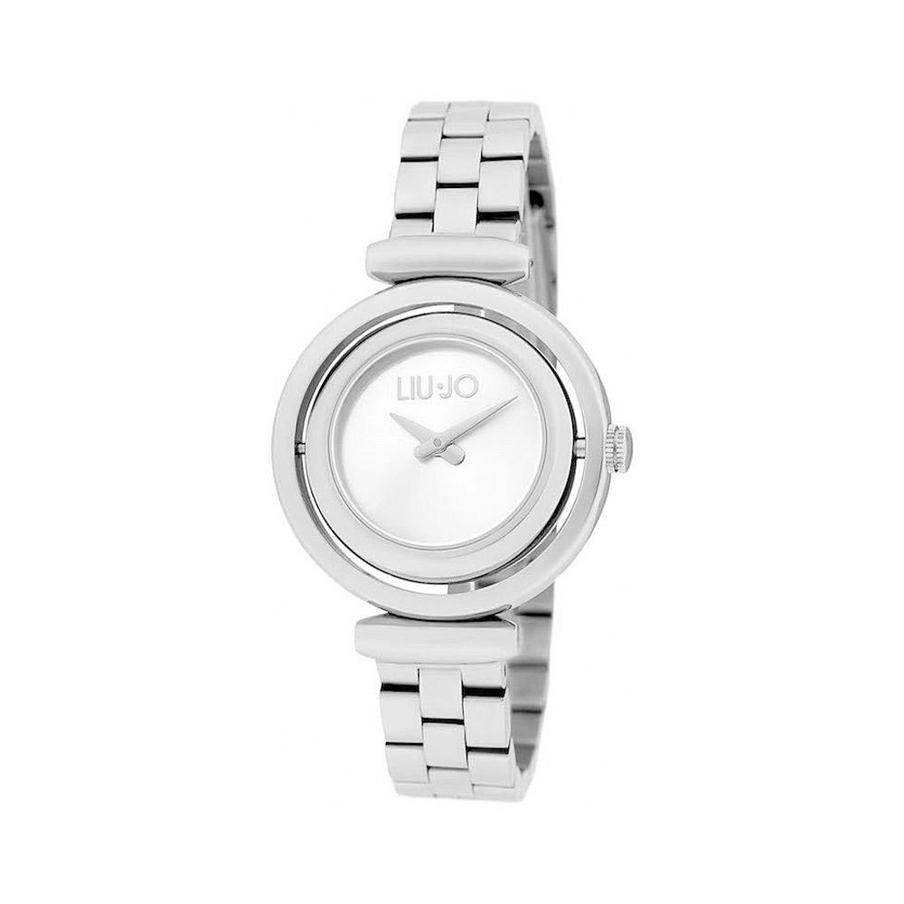 LIU JO Ženski ručni sat TLJ1902, Kvarcni mehanizam, Bijelo kućište, Srebrne boje