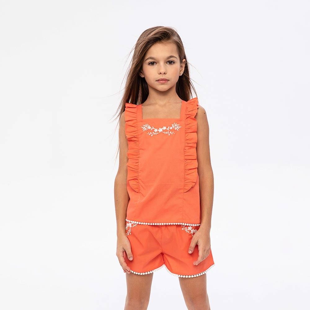 MINOTI Set za djevojčice, Narandžasti