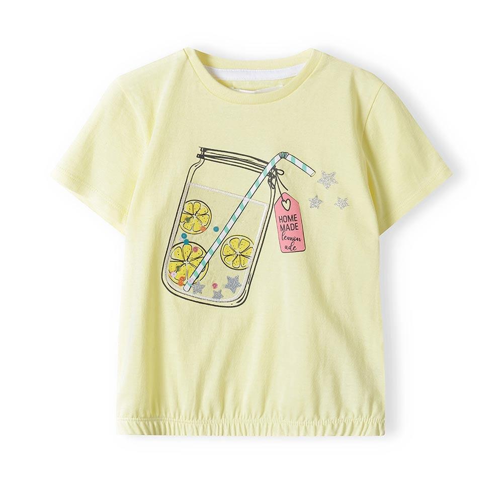 MINOTI Majica za djevojčice, Žuta