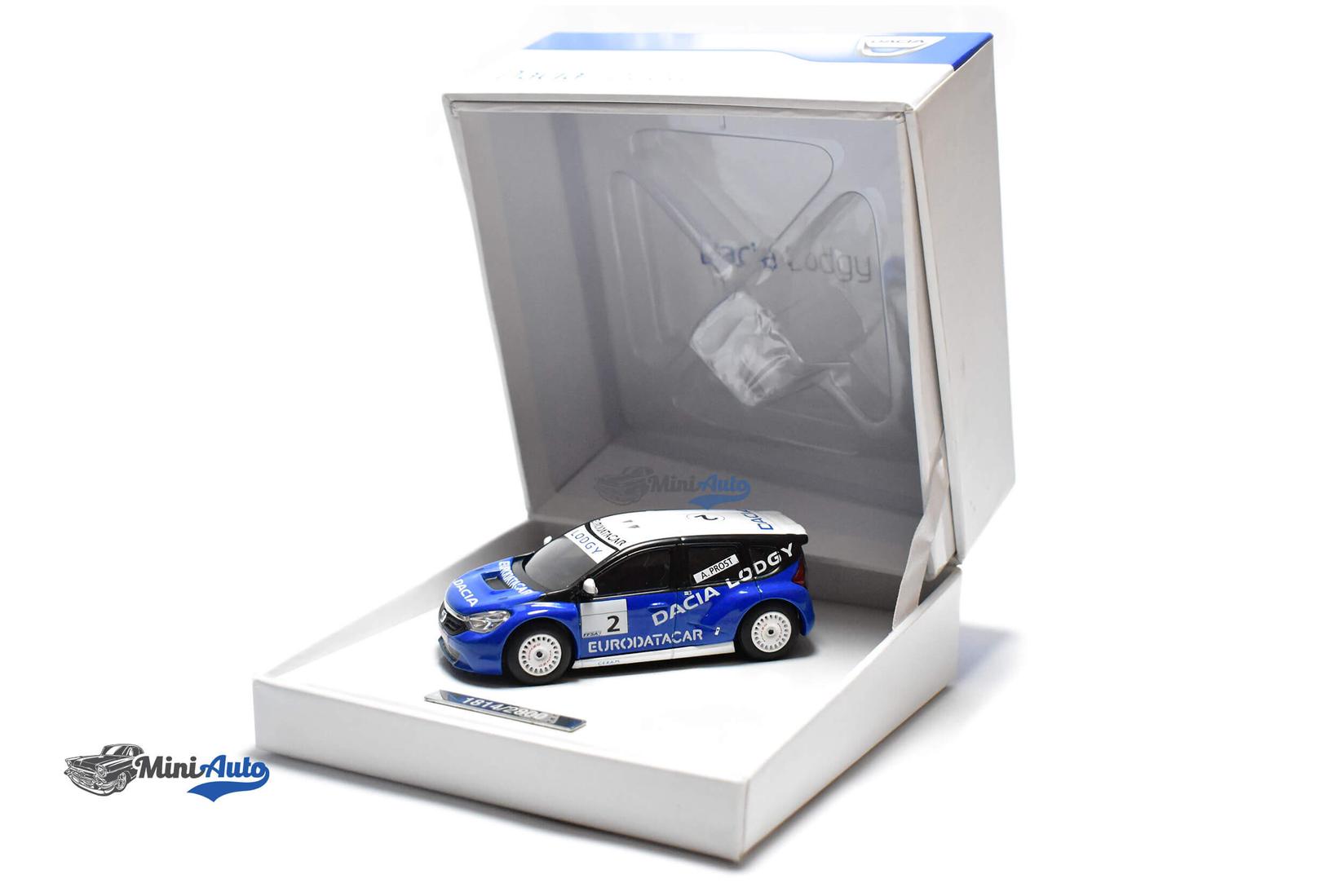 MINI AUTO Kolekcionarski autić - Dacia Lodgy Glace Trophee Andros 2012, Bijela 1:43