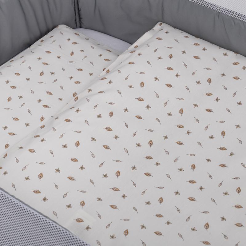 FREEON Posteljina sa listićima 5D, Bijela