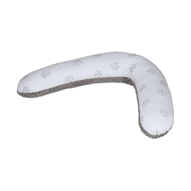 FREEON Jastuk za dojenje Slon, 170x35 cm, Sivo-bijeli