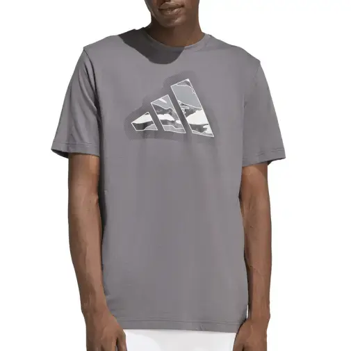 Adidas muška majica kratkih rukava M Camo Mod L T, siva