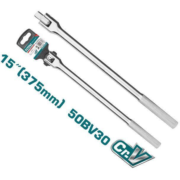 Total Tools Ručka sa zglobom, 1/2" 375 mm