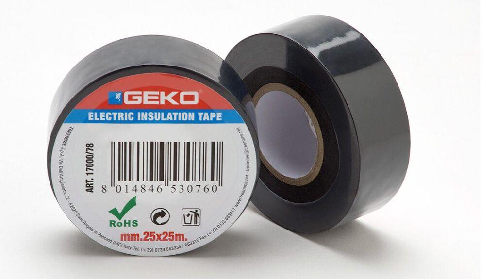 Geko Izolir traka, 15 mm x 10 m, Bijela