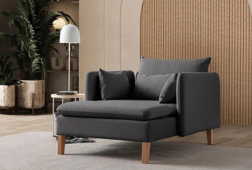 Atelier del Sofa Flexy fotelja, antracit