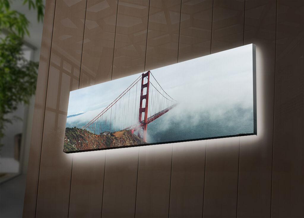 Zidna slika sa LED osvetljenjem 3090DACT-64, 30x90 cm