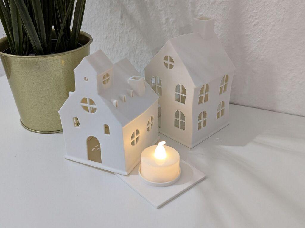 Aberto Design Set ukrasnih figura, 3 dijela, bijela