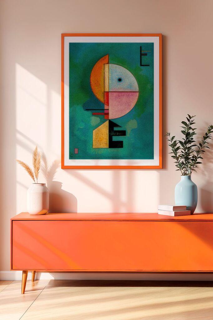 Wallity Dekorativna uramljena slika, 33x48cm, Šarena