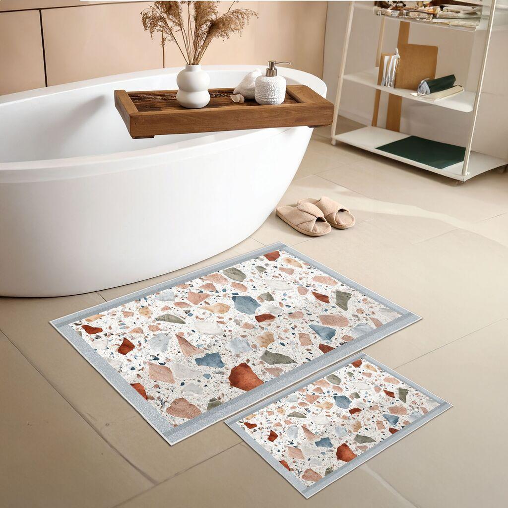 L'essentiel Maison Set prostirki za kupatilo Asr31, 2 dijela, plava