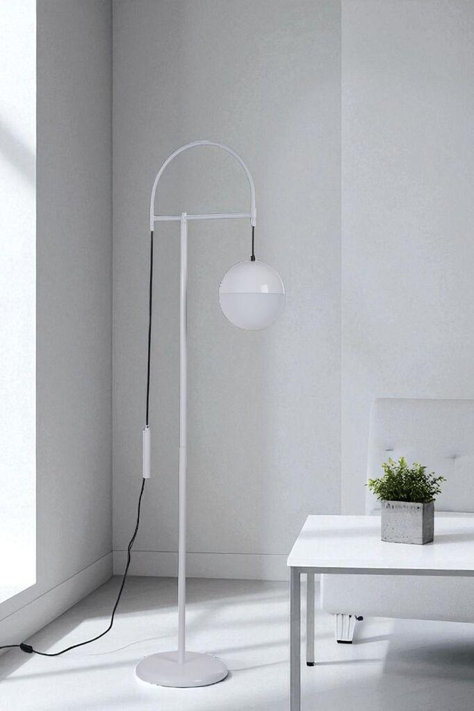 Opviq podna lampa 8958-8, bijela
