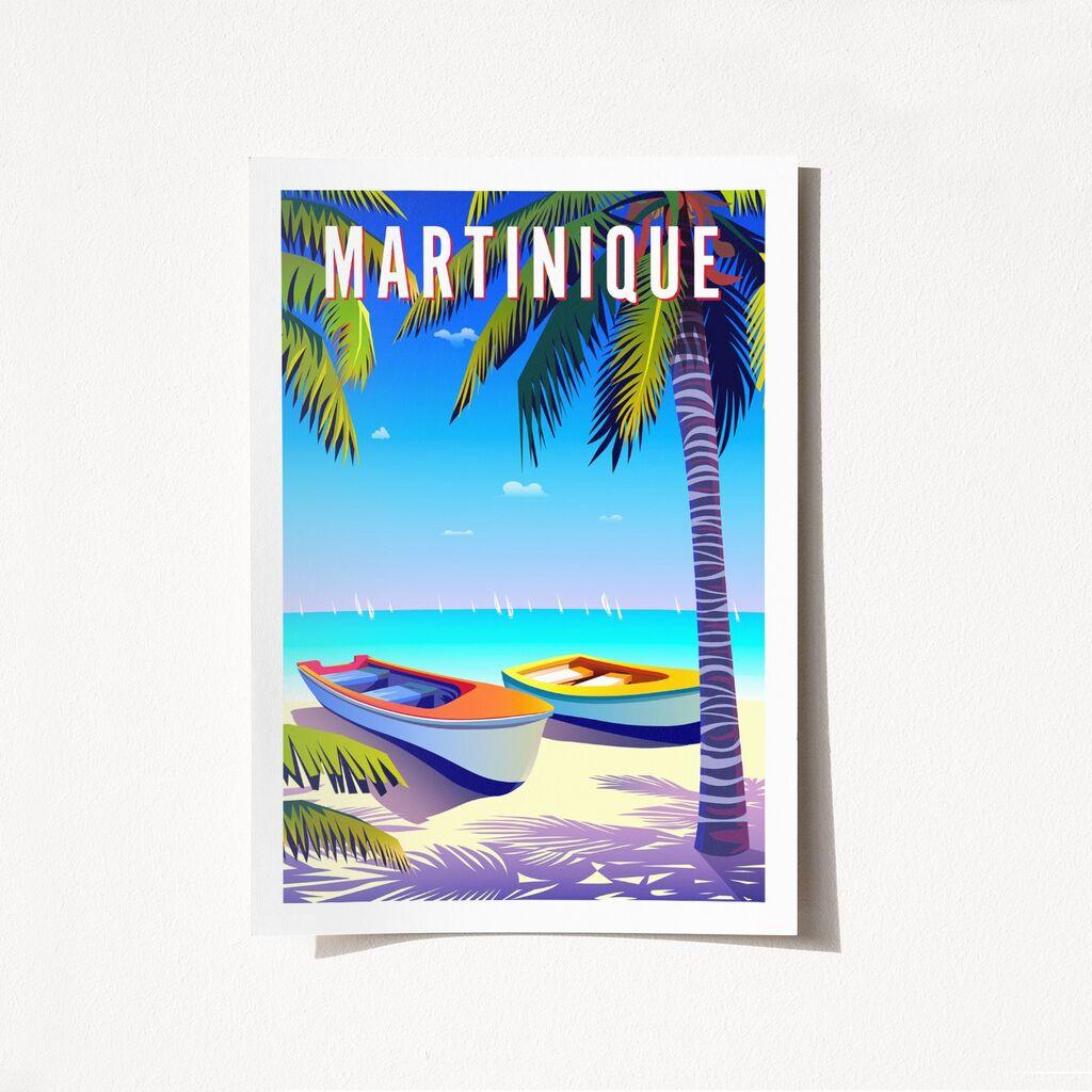Wallity Poster Martinique-1999, 50x70 cm