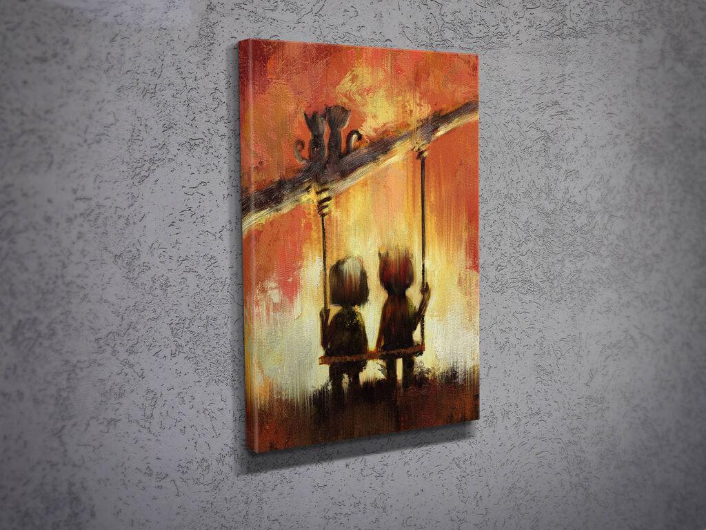 Wallity Dekorativna slika na platnu, 30x40cm, Šareno