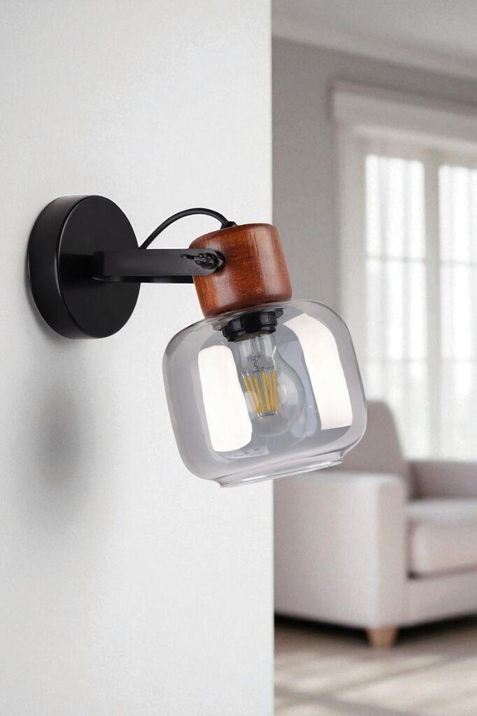 Opviq Zidna lampa 9067-1A, Crna