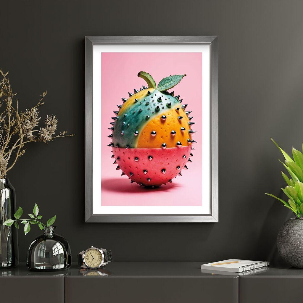 Wallity Dekorativna uramljena slika, 38x53cm, Šarena