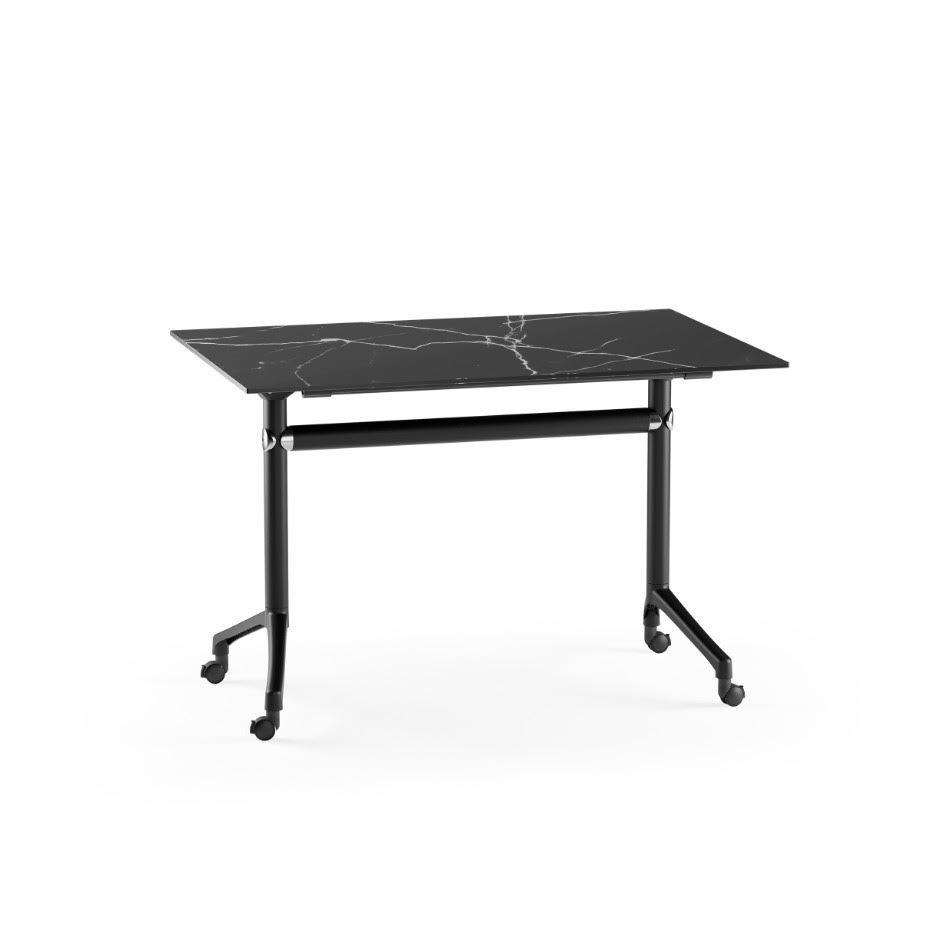 Hanah Home Sto na sklapanje Snap, 120x69x48 cm, Crni