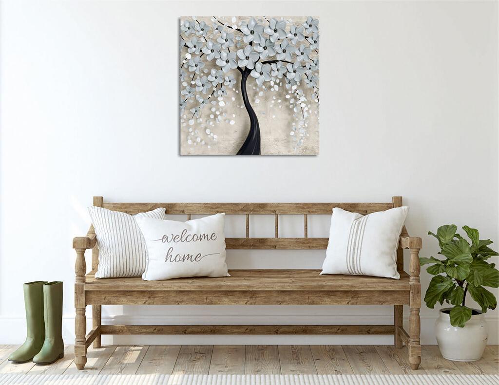 Wallity Dekorativna slika na platnu, 45x45cm, Šareno