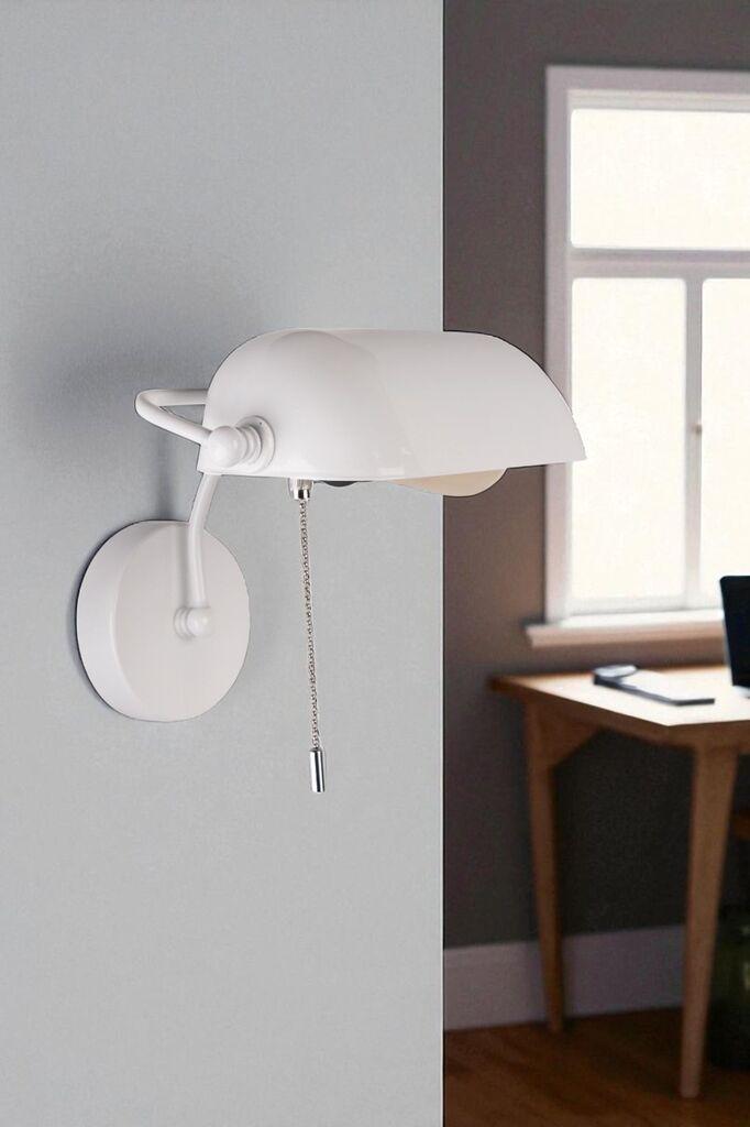 Opviq Zidna lampa 9084-4, Bijela