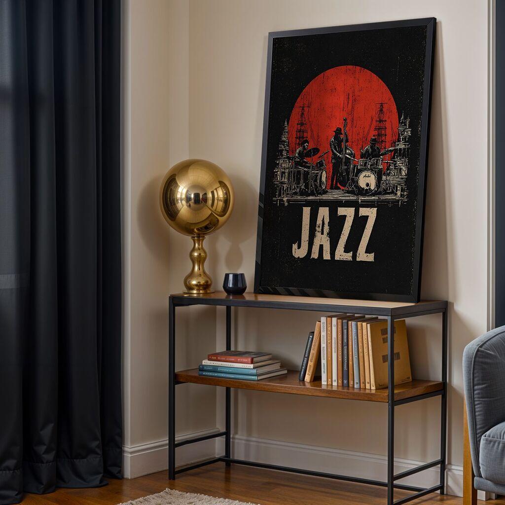 Wallity Dekorativna uramljena slika, 55x75cm, Šarena