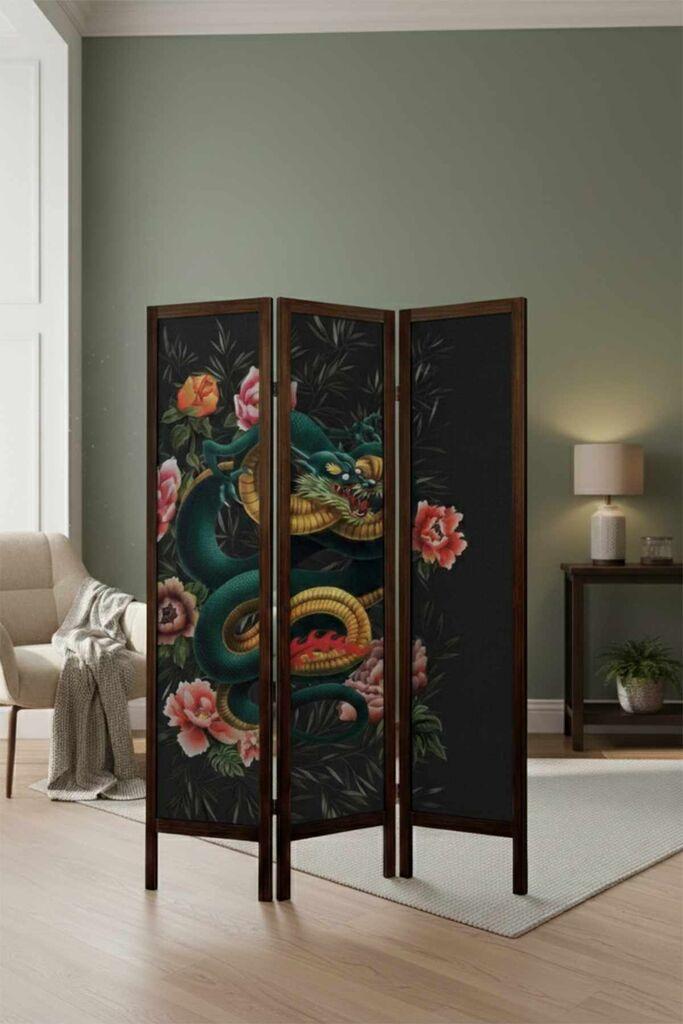 Aberto Design paravan, 138x170x5cm, šareni