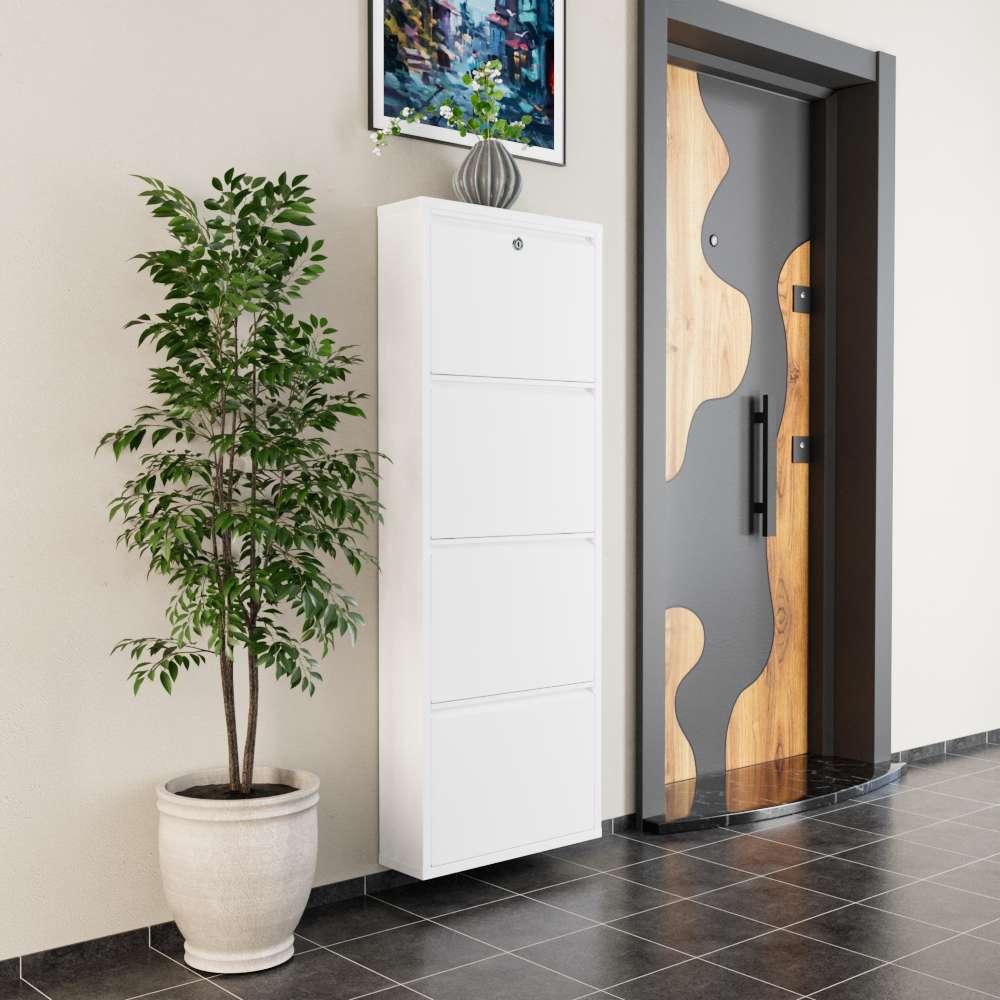 Hanah Home Cipelarnik, 50x136x15 cm, Bijeli