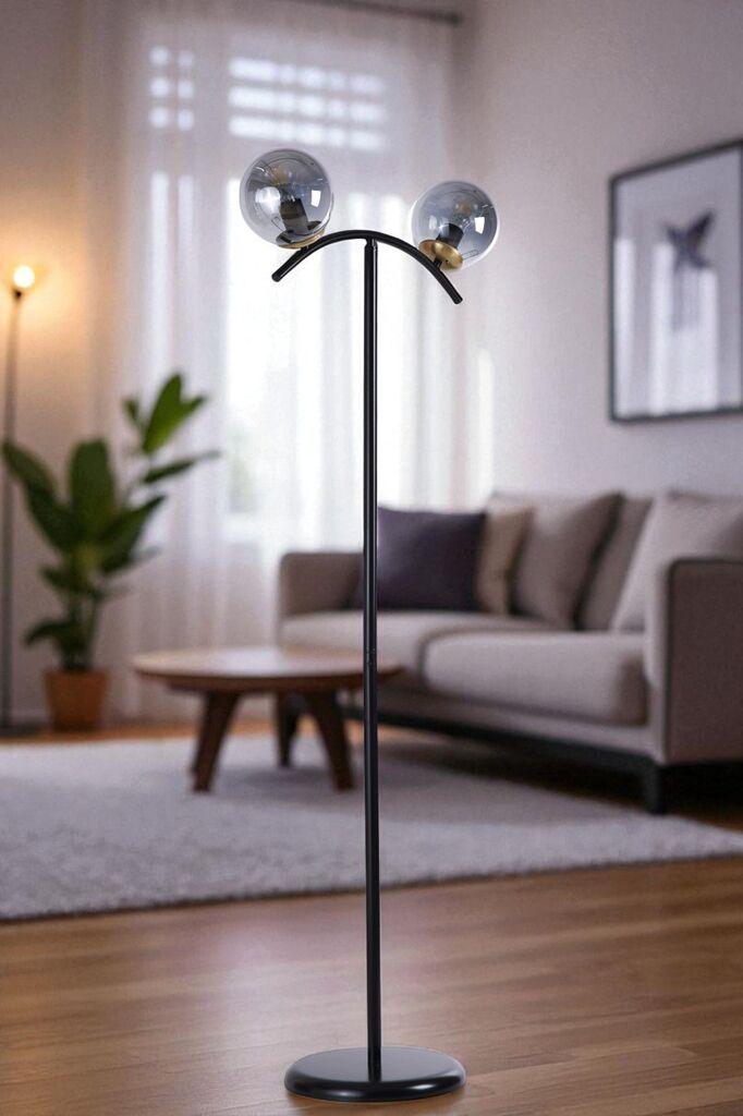 Opviq podna lampa 8943-8, crna