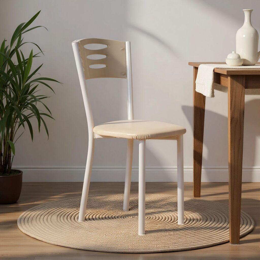 Hanah Home Set trpezarijskih stolica Polo - 1302, 2 dijela, Bijela