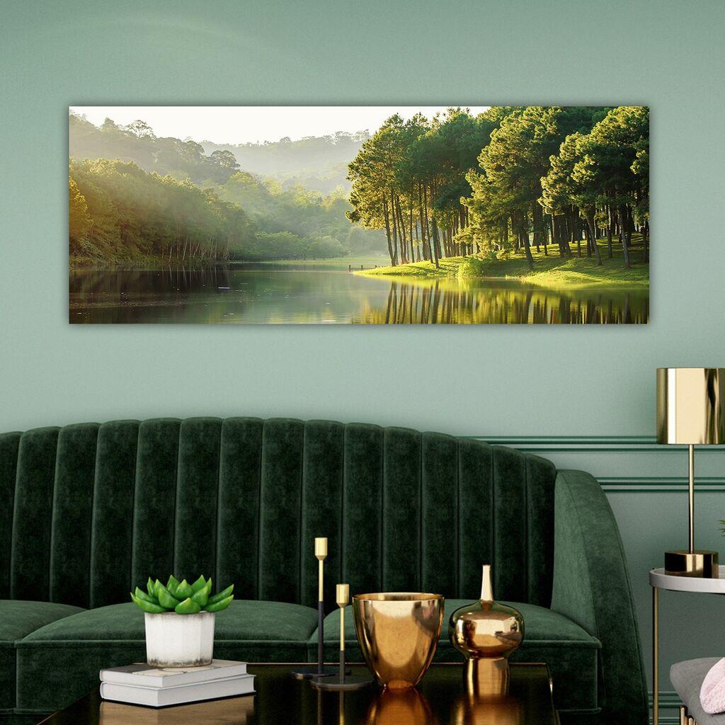 Wallity Dekorativna slika na platnu, 30x80cm, Šareno