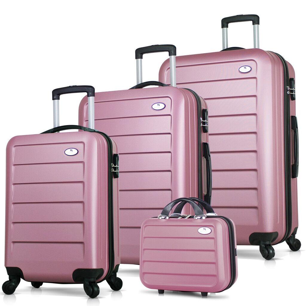 MyValice Set kofera 8442, 4 dijela, Rose Gold