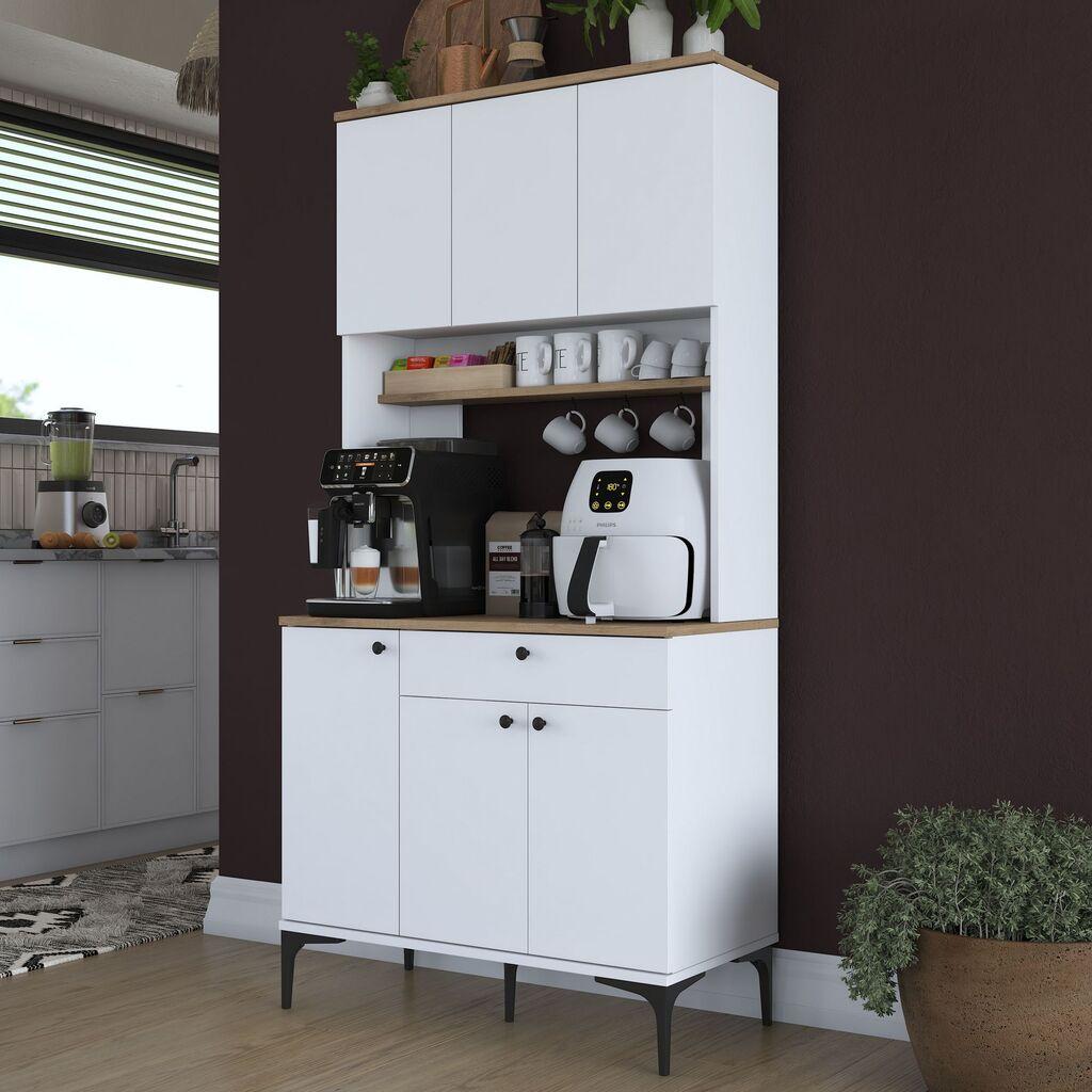Hanah Home Višenamjenski ormar JE196-3805, 90,2x184,2 cm, Bijela