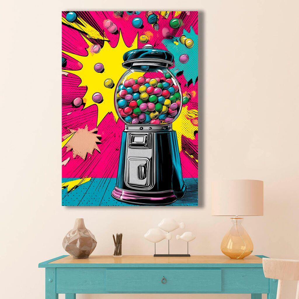 Wallity Dekorativna slika na platnu, 45x70cm, Šareno