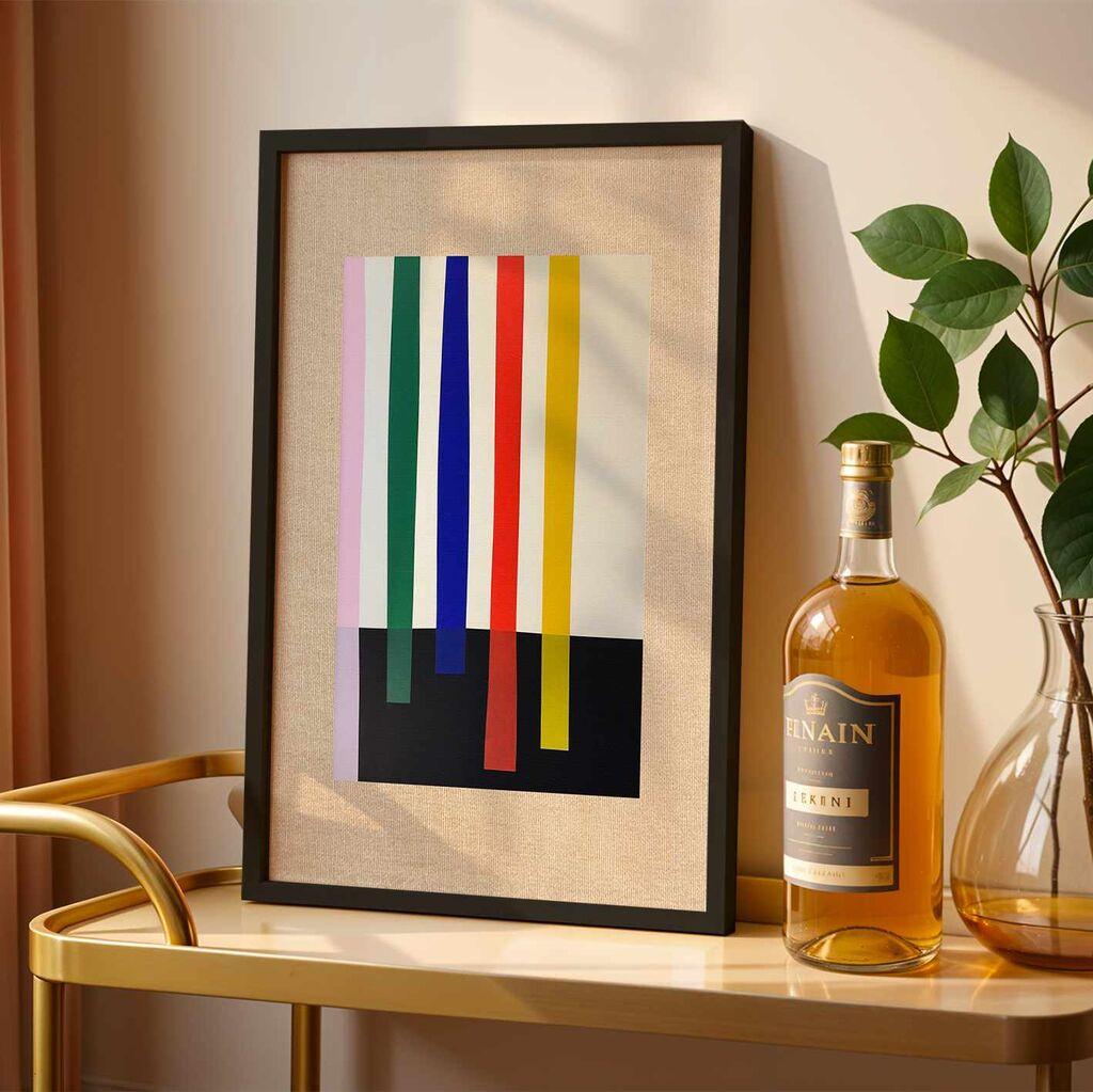 Wallity Dekorativna uramljena slika na platnu, 74x104cm, Šareno
