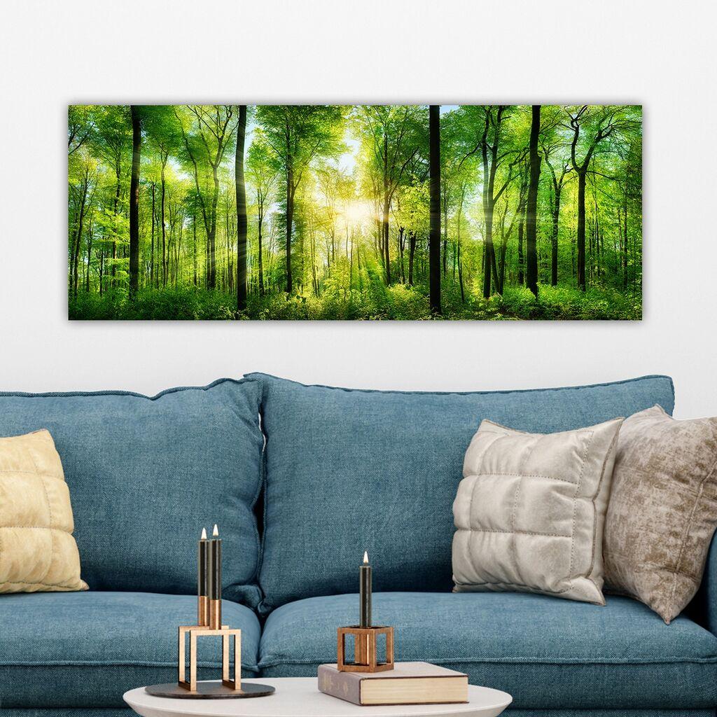 Wallity Dekorativna slika na platnu, 30x80cm, Šareno
