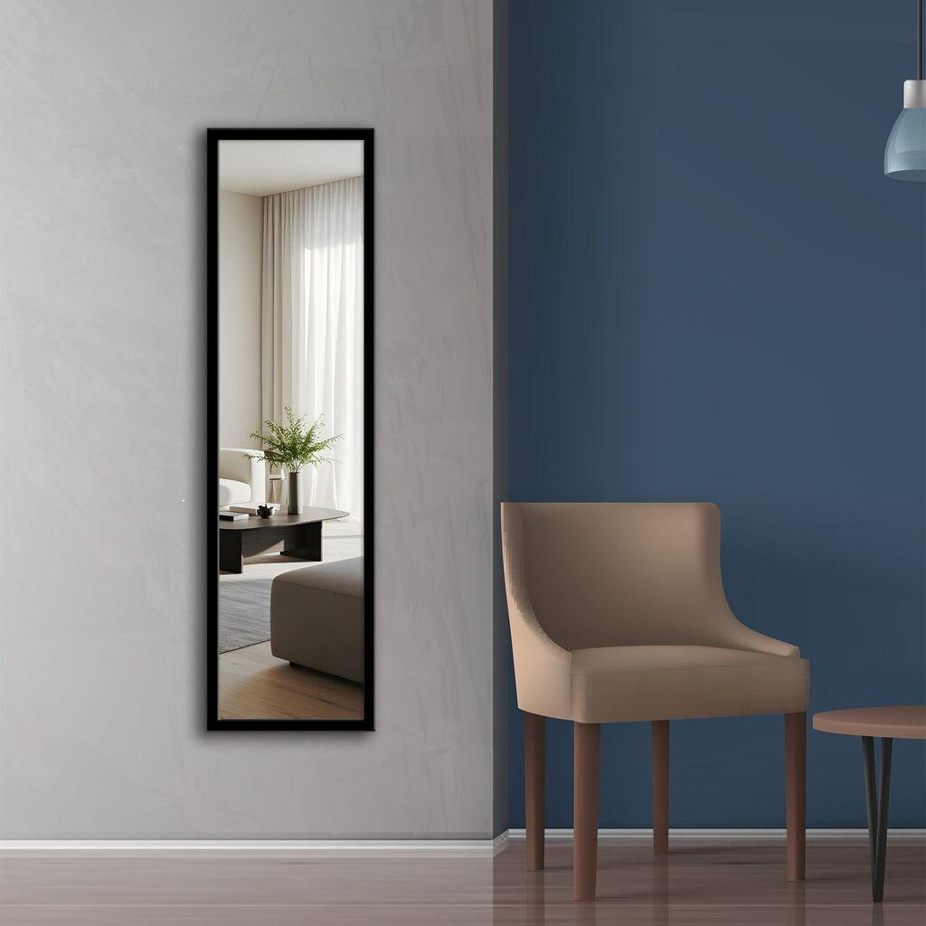 Hanah Home ogledalo Cheval, 35 x 125 cm, crno