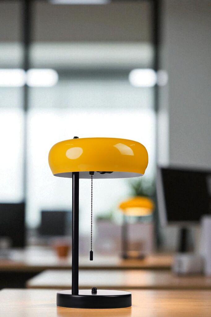 Opviq Smith stolna lampa, žuto-crna