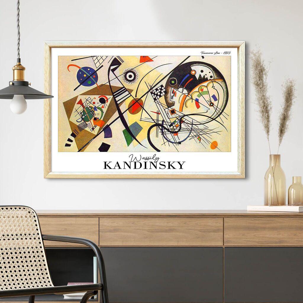 Wallity Dekorativna uramljena slika, 42x62cm, Šarena