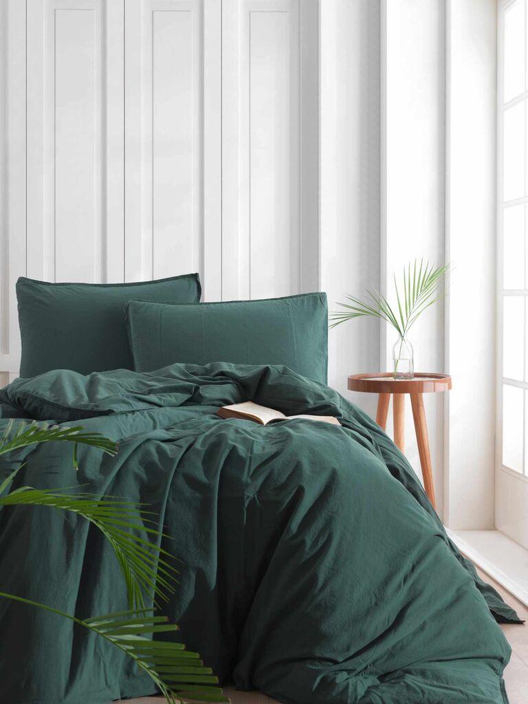 L'essentiel Maison set posteljine, 200x220cm, zelena