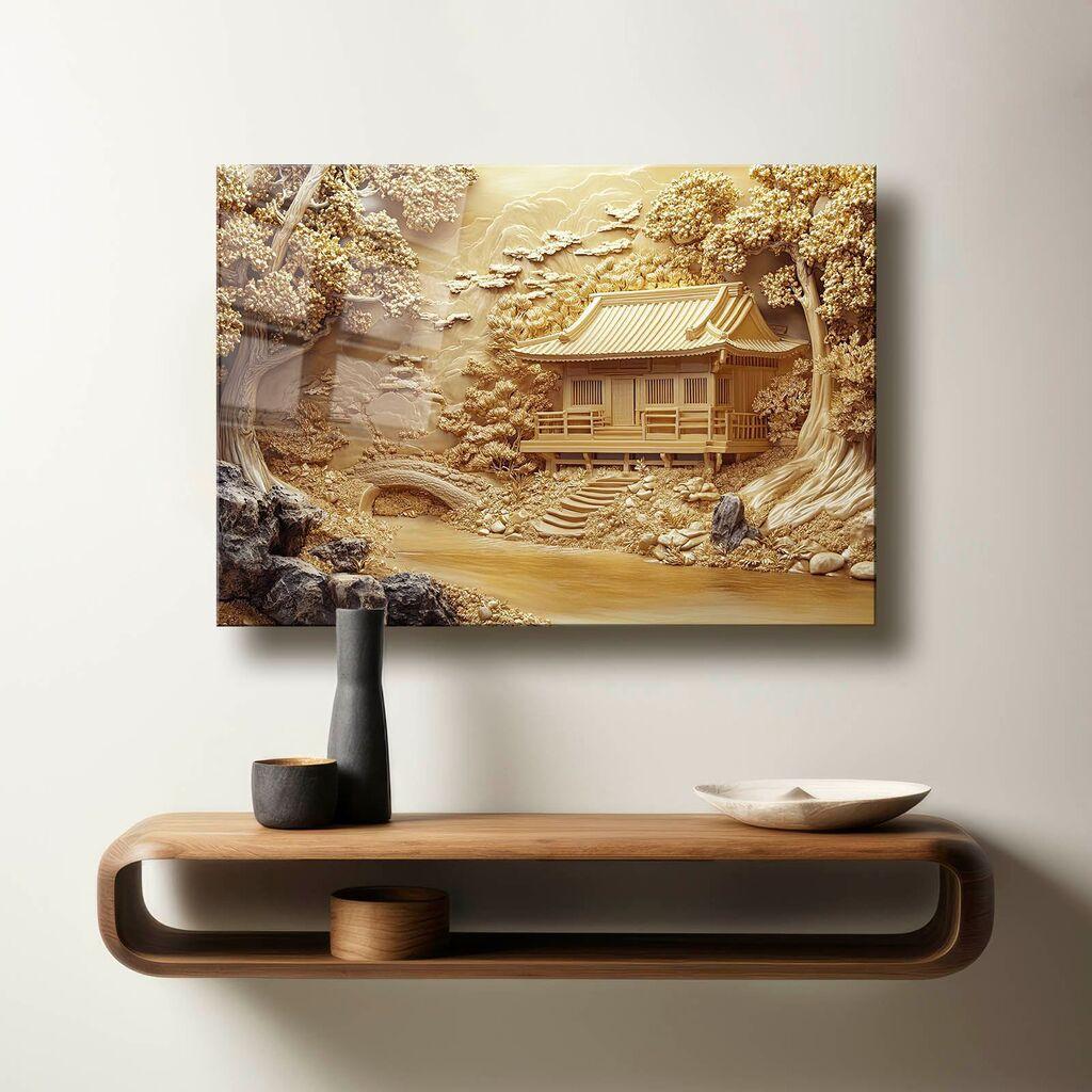 Wallity Dekorativna slika na kaljenom staklu, 50x70cm, Šareno