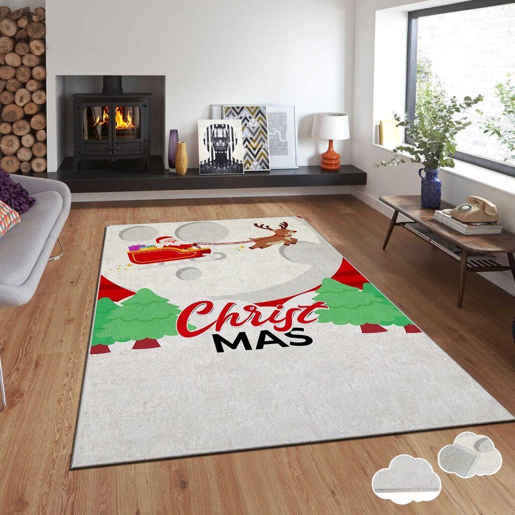 Conceptum Hypnose Tepih sa novogodišnjim motivima Asr-Crpt-93, Pravougaoni, 160 x 230 cm, Šareni