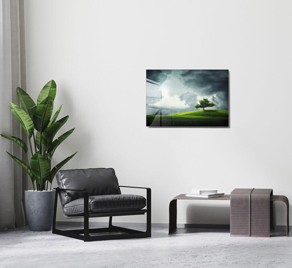Wallity Dekorativna slika na kaljenom staklu, 30x45cm, Šareno