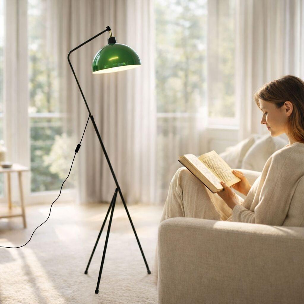 Opviq podna lampa, zelena