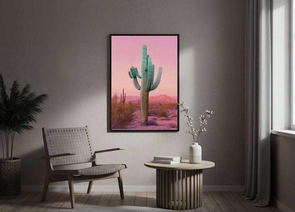Wallity Dekorativna uramljena slika, 50x70cm, Šarena